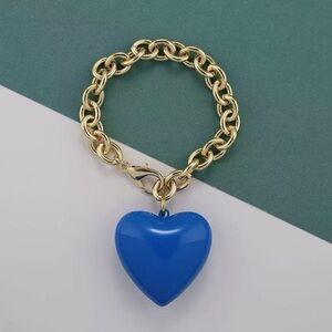 Roxanne Assoulin The Puffy Heart Bracelet in Navy